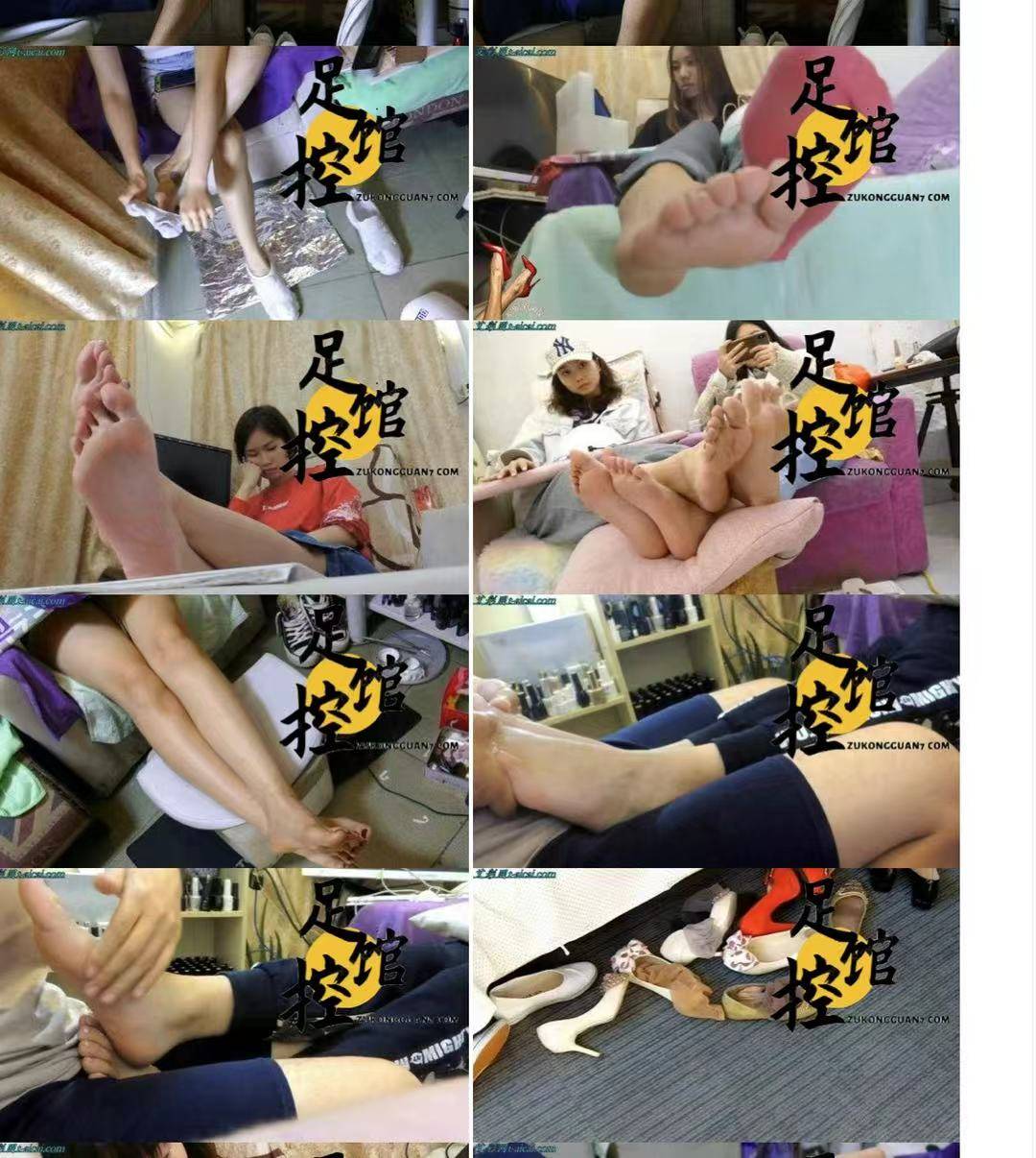 【自购】美甲店老板偷玩顾客脚大合集，视频比较杂